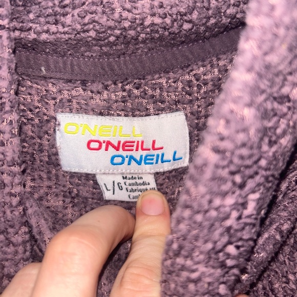 Purple fleece turtleneck - Picture 3 of 6